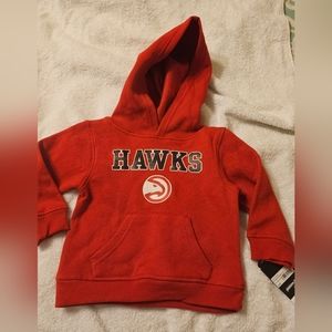 NWT Atlanta Hawks hoodie. Size:3T